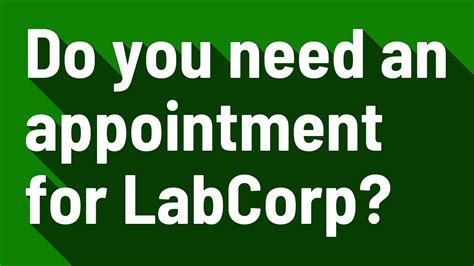 labcorp appointments